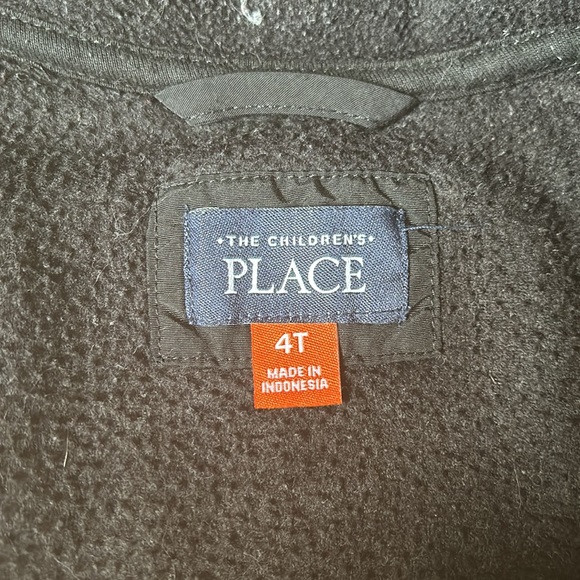 The Childrens Place Lightweight Zip Up Jacket Toddler Size 4T Color Black - Picture 9 of 13
